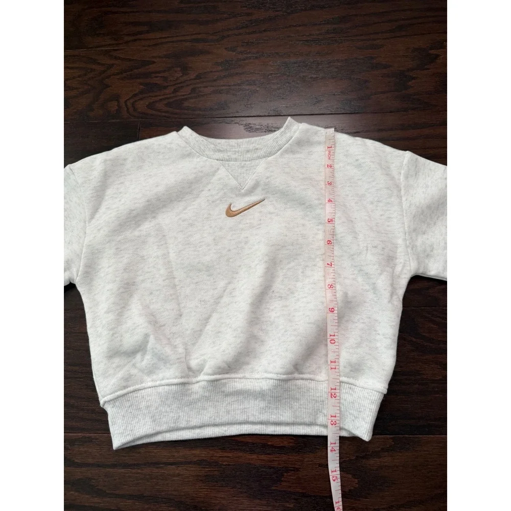 Nike Toddler 2-Piece Fleece Sweatshirt Jogger Set Birch Heather 76M188-X58 2T